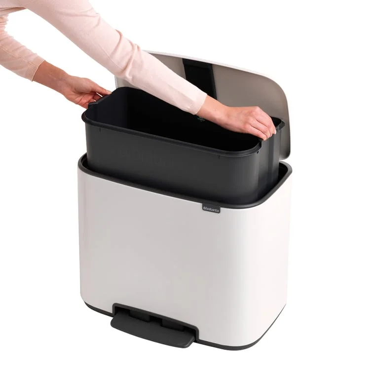 Кош за смет Brabantia Bo Pedal 36L, White
