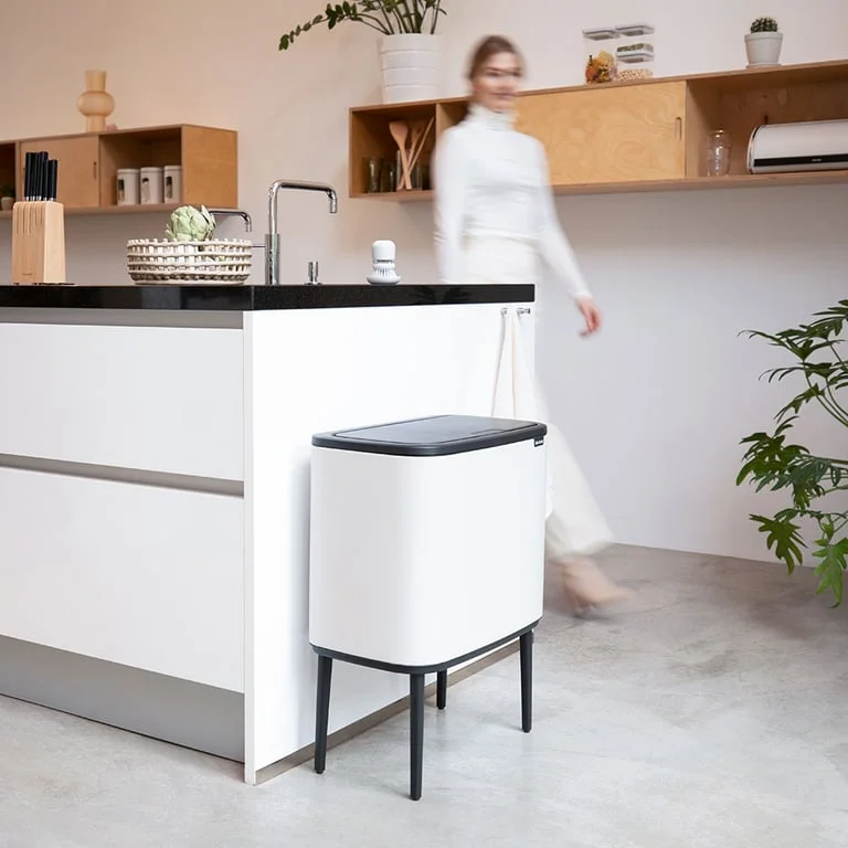 Waste Bin Brabantia Bo Touch 3x11L, Soft Beige