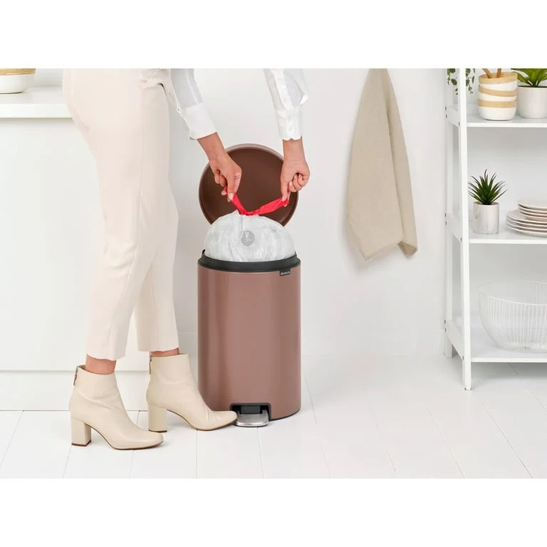 Pedal Waste Bin Brabantia NewIcon 20L, Satin Taupe