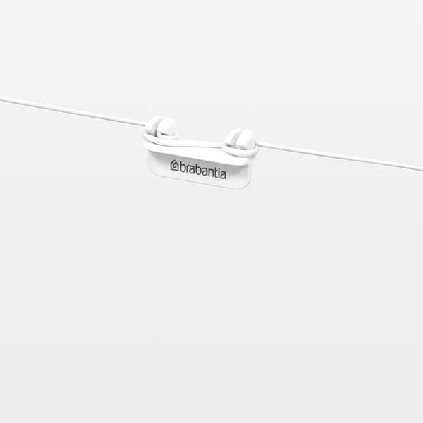Комплект за простиране Brabantia 12m, въжета и аксесоари, White(15)