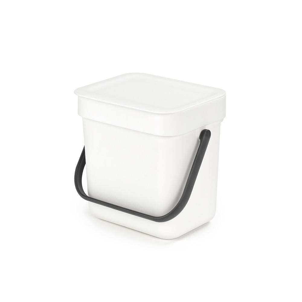 Кош за смет за разделно събиране Sort&Go 3L, White Кош за смет за разделно събиране Brabantia Sort&Go 3L, White