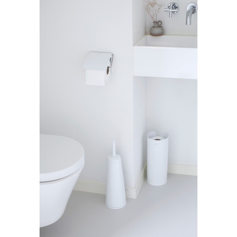 Комплект аксесоари за тоалетна Brabantia ReNew White 3 части(1)