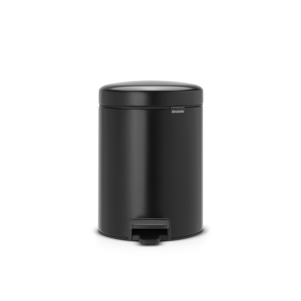 Кош за смет с педал NewIcon Pedal, Recycle 2x2L, Matt Black Кош за смет с педал Brabantia NewIcon Pedal, Recycle 2x2L, Matt Black