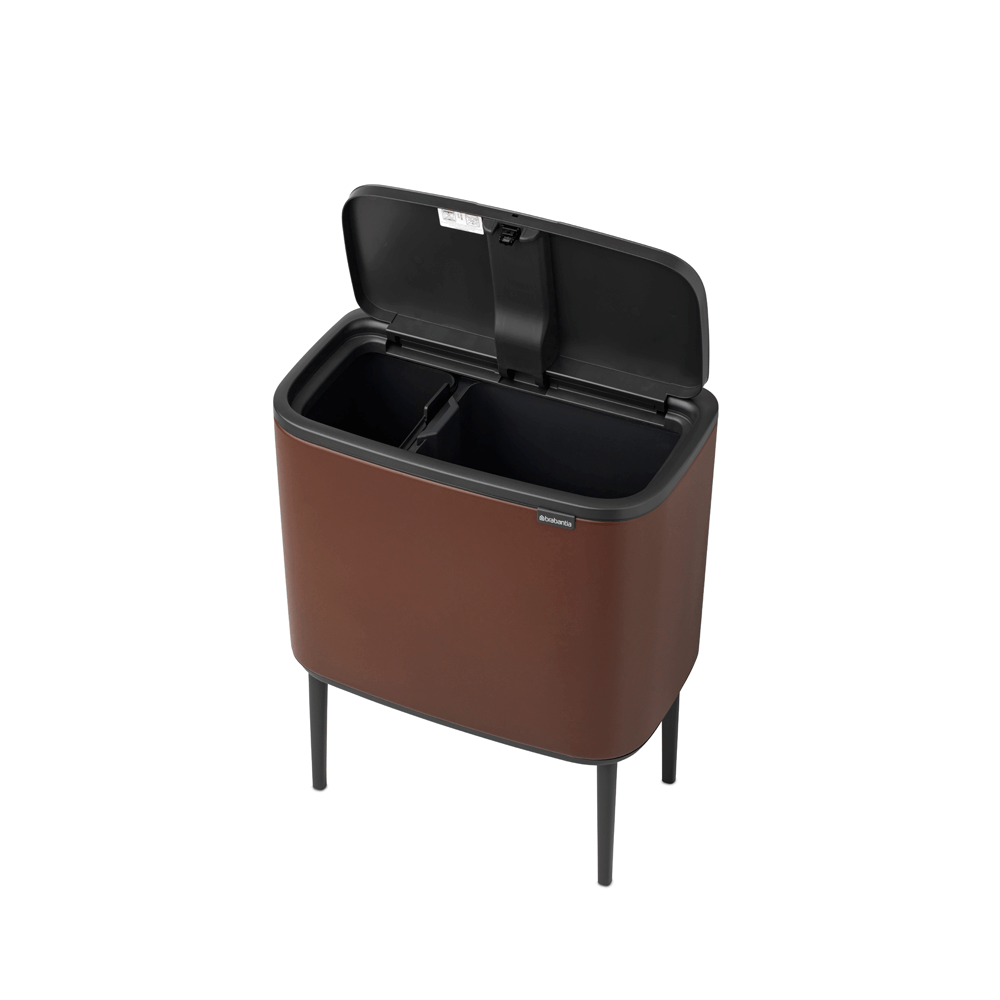 Кош за смет Brabantia Bo Touch 11+23L, Mineral Cosy Brown(4)