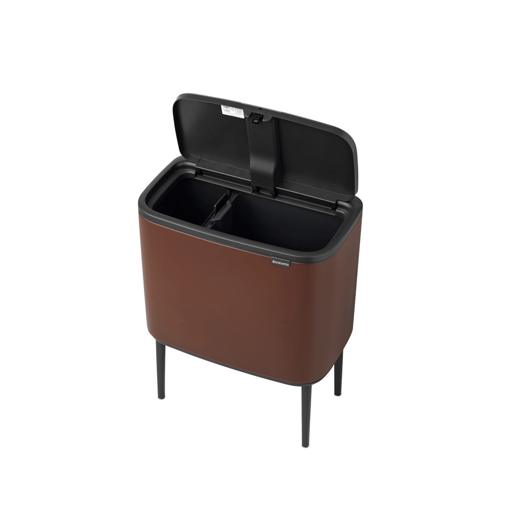 Кош за смет Brabantia Bo Touch 11+23L, Mineral Cosy Brown(4)