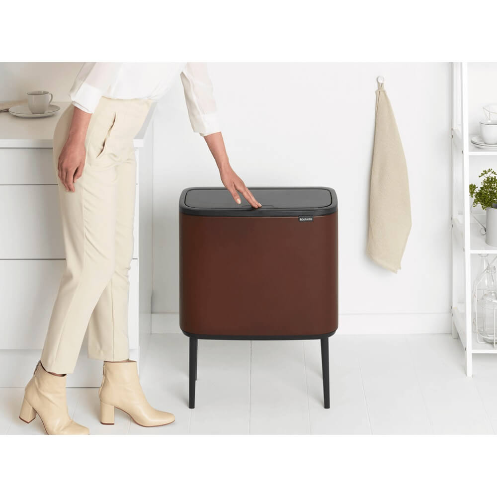 Кош за смет Brabantia Bo Touch 11+23L, Mineral Cosy Brown(5)