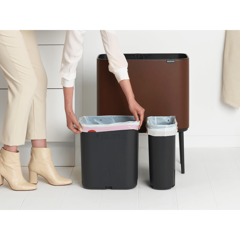 Кош за смет Brabantia Bo Touch 11+23L, Mineral Cosy Brown(7)
