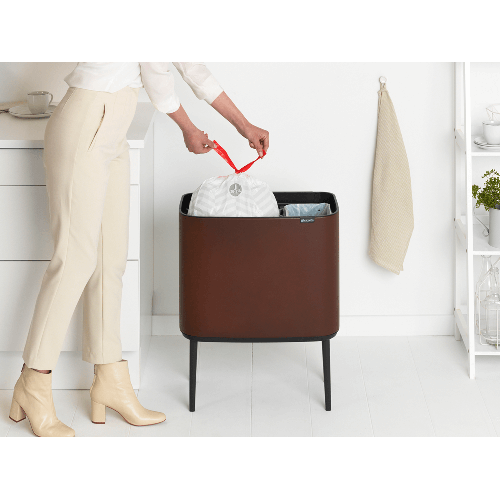 Кош за смет Brabantia Bo Touch 11+23L, Mineral Cosy Brown(9)