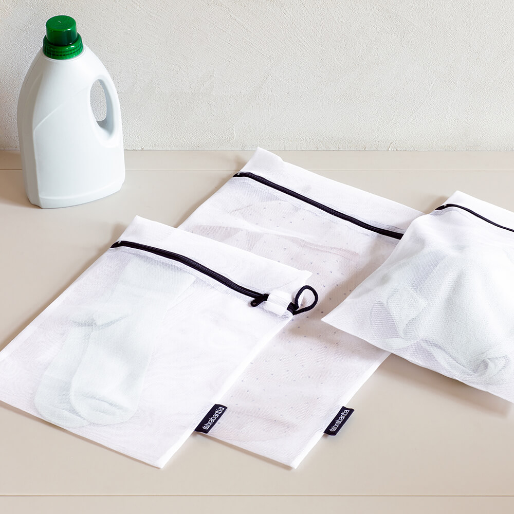 Комплект торби за деликатно пране Brabantia White/Grey, 3 броя в два размера(5)
