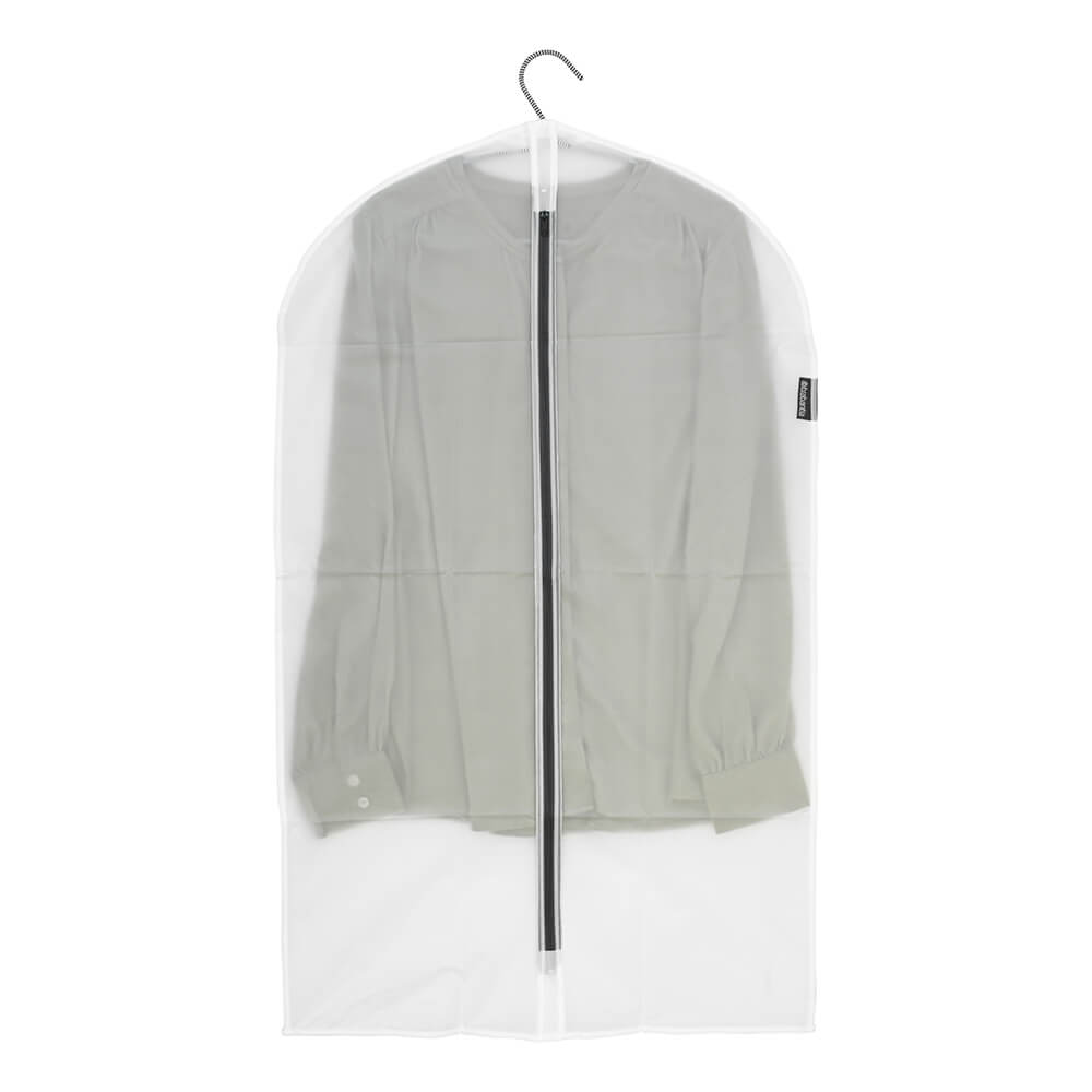 Комплект калъфи за дрехи Brabantia, размер M, 60x100cm, Transparent/Grey 2 броя(1)
