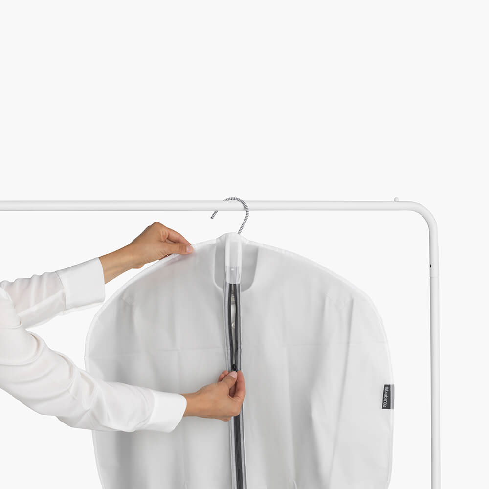 Комплект калъфи за дрехи Brabantia, размер M, 60x100cm, Transparent/Grey 2 броя(4)