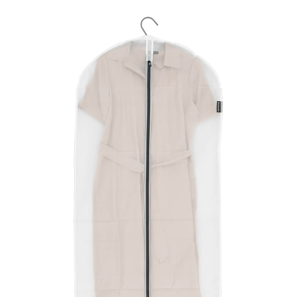 Комплект калъфи за дрехи Brabantia, размер L, 60x135cm, Transparent/Grey 2 броя(1)