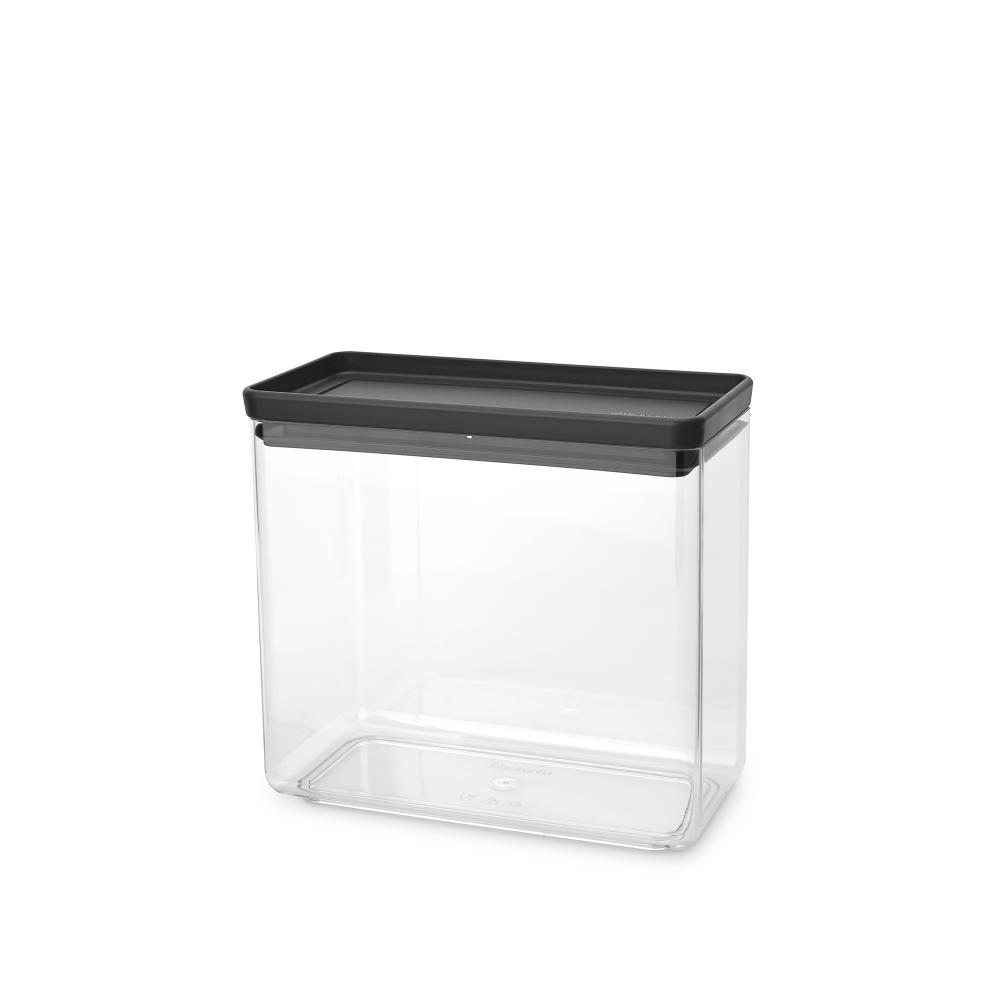Кутия за съхранение на продукти Brabantia Tasty+ Stackable 3.5L, Dark Grey