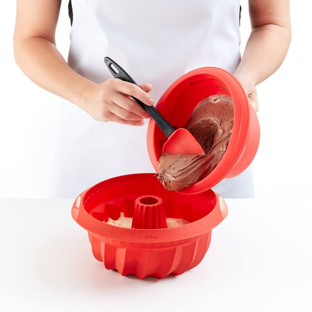 Форма за печене Lekue Ø22cm, силиконова, за кекс, дълбока(1) - Brabantia.bg Форма за печене Lekue Ø22cm, силиконова, за кекс, дълбока(1)