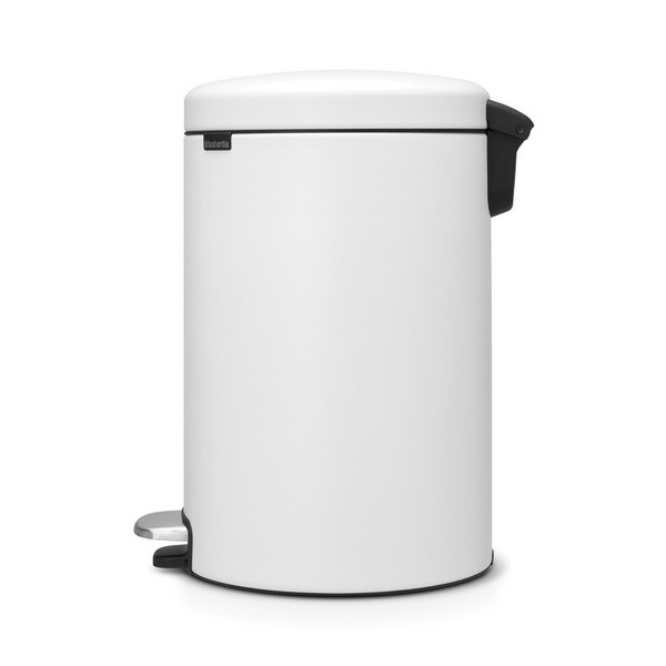 Кош за смет с педал Brabantia NewIcon 20L, Mineral Eternal White(1) - Brabantia.bg Кош за смет с педал Brabantia NewIcon 20L, Mineral Eternal White(1)