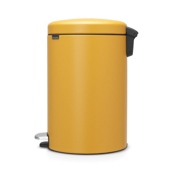 Кош за смет с педал Brabantia NewIcon 20L, Mineral Mustard Yellow(1) - Brabantia.bg Кош за смет с педал Brabantia NewIcon 20L, Mineral Mustard Yellow(1)